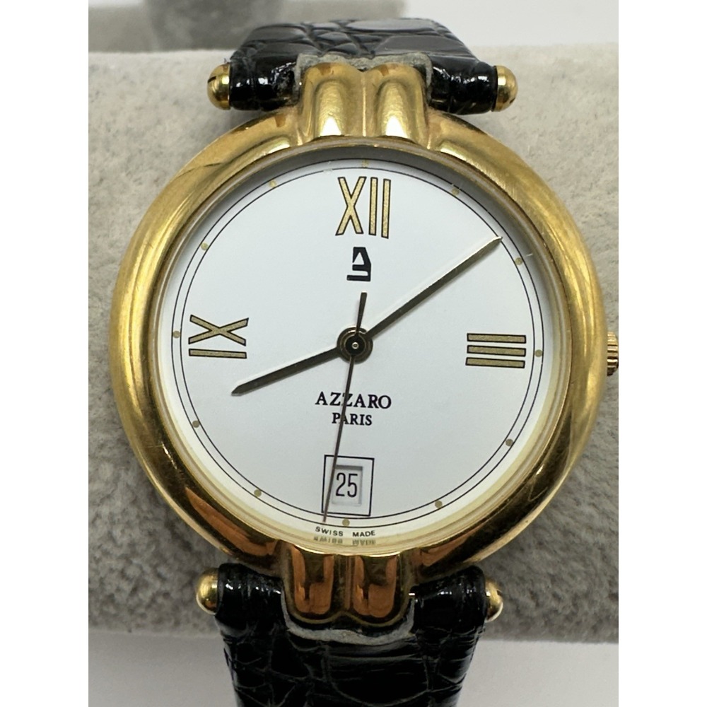 Loris Azzaro Paris New Battery Ladies Watch 895 31MM 7.25" Swiss Made Rare M54